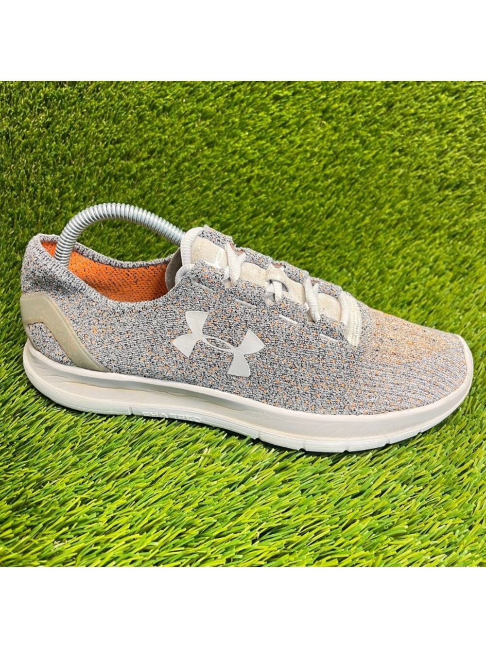 Under Armour SpeedForm Slingride Womens Size 10.5 Gray Running Shoes Sneakers